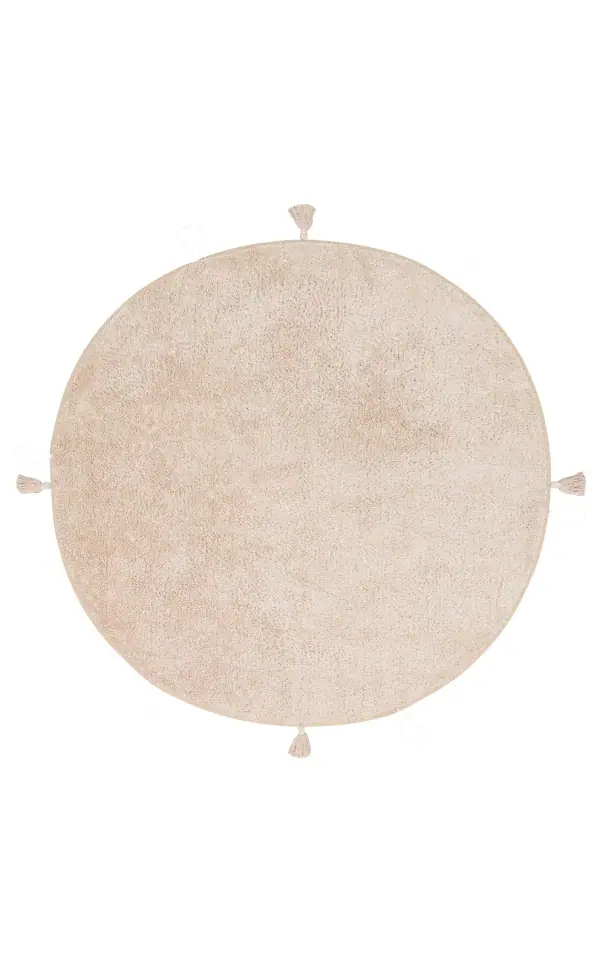 Eko Cotton Boon Plain Bej Yuvarlak