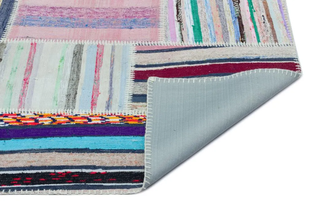 Apex Kilim Patchwork Unique Striped 25145 - görsel 2