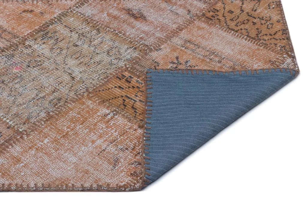 Apex Patchwork Halı Kahve 21319 - görsel 2