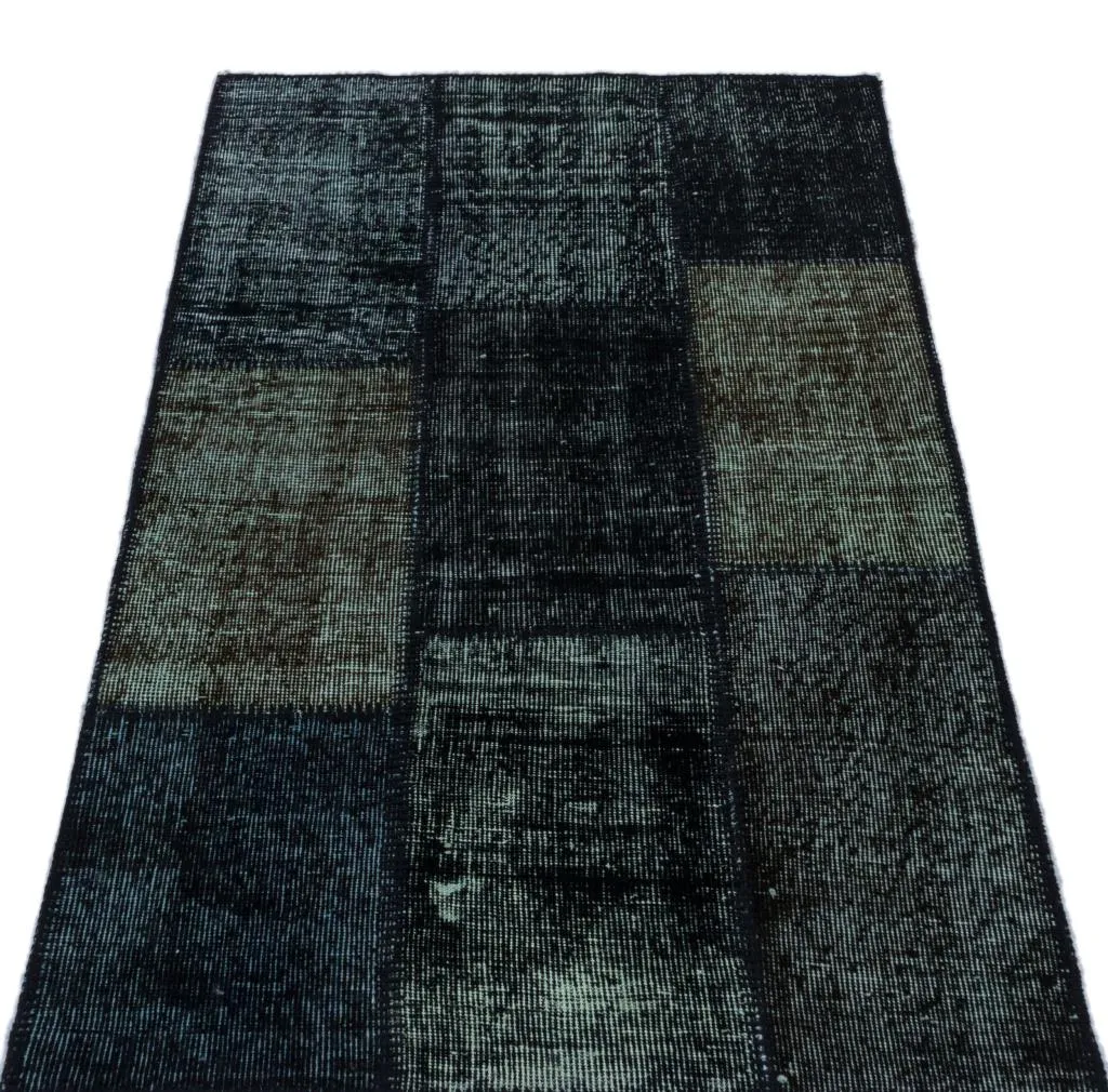 Apex Patchwork Halı Siyah 26104 - görsel 3