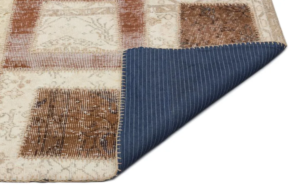 Apex Patchwork Halı Bej 21441 - görsel 2