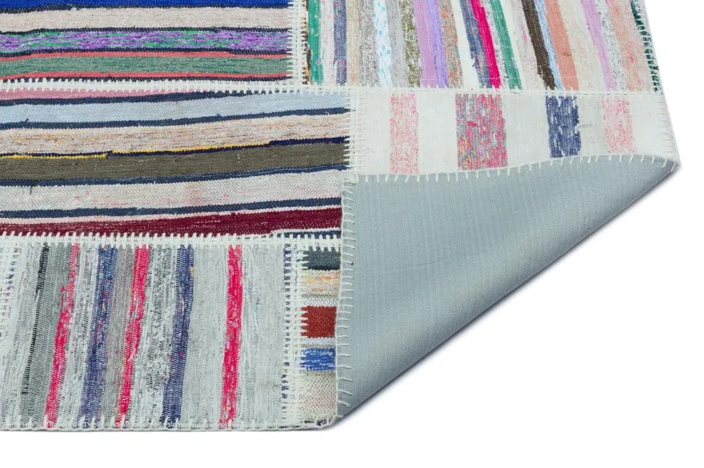 Apex Kilim Patchwork Unique Striped 25138 - görsel 2