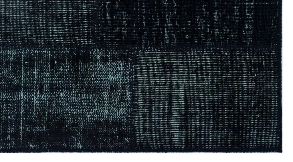 Apex Patchwork Halı Siyah 26027 - görsel 4