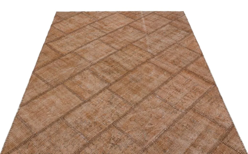 Apex Patchwork Halı Kahve 21007 - görsel 3