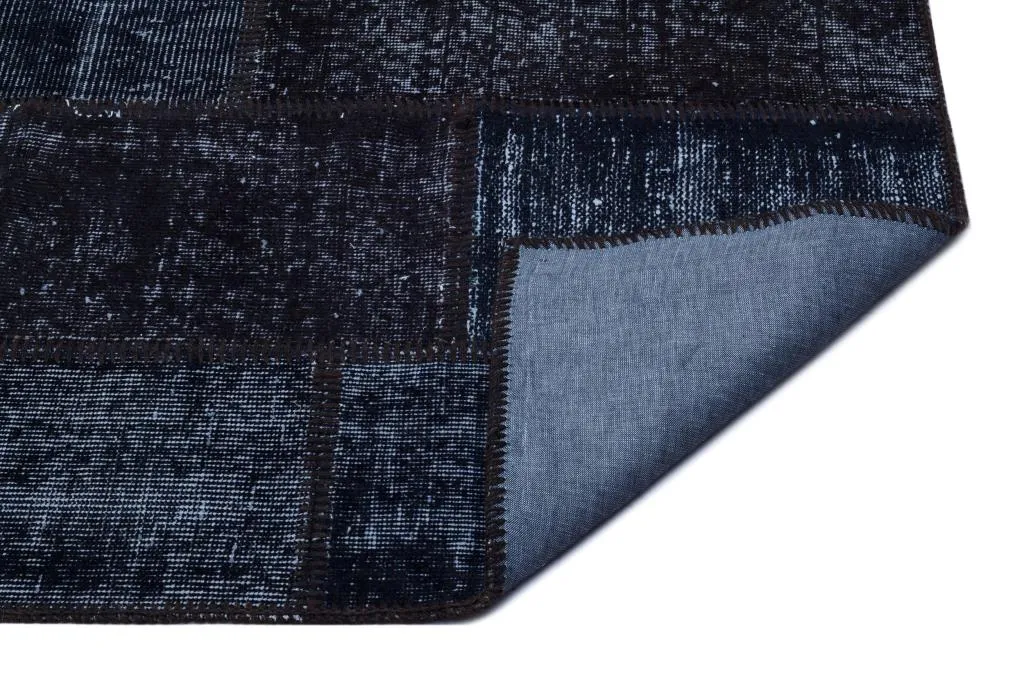 Apex Patchwork Halı Siyah 25928 - görsel 2