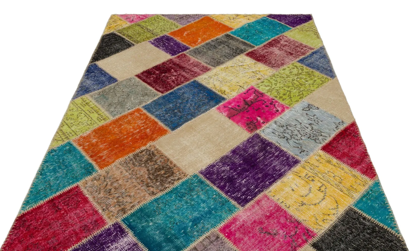 Apex Patchwork Unique Multi Naturel 22077 - görsel 3