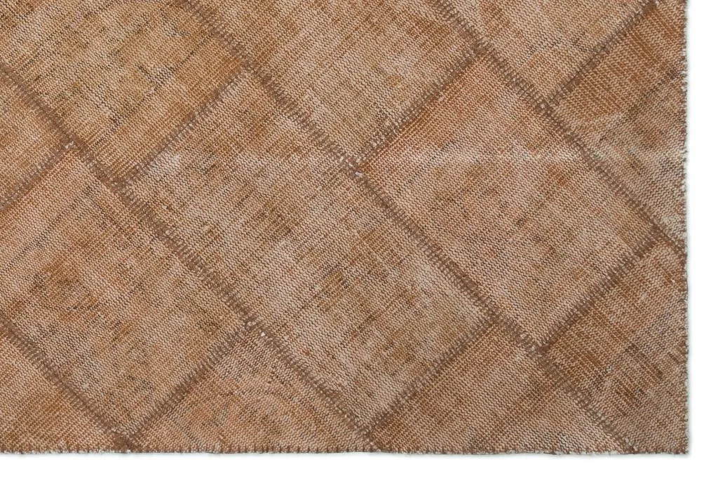 Apex Patchwork Halı Kahve 21007 - görsel 5