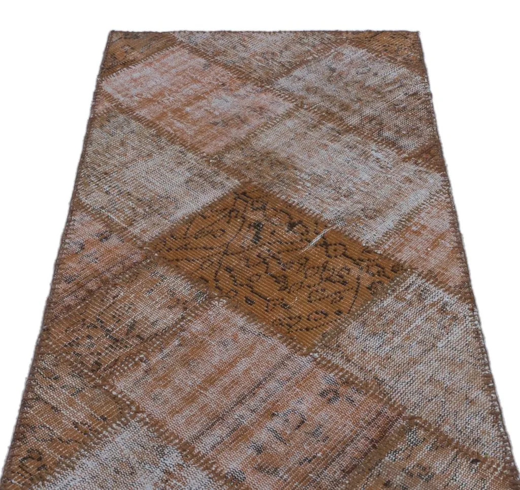 Apex Patchwork Halı Kahve 24717 - görsel 3