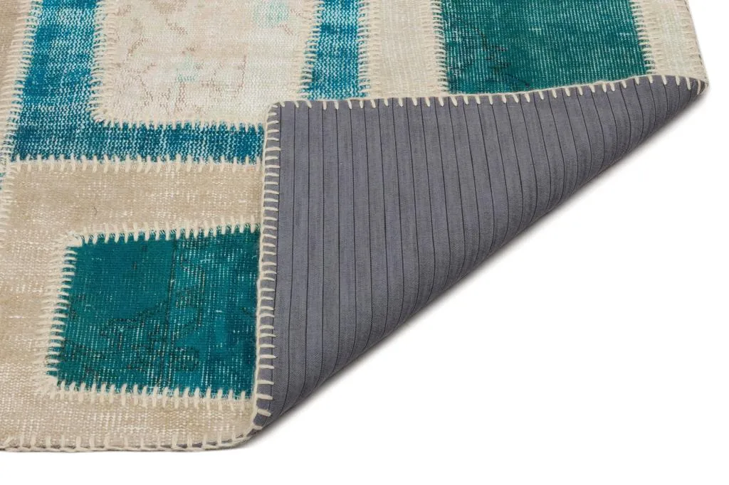 Apex Patchwork Halı Turkuaz 21788 - görsel 2