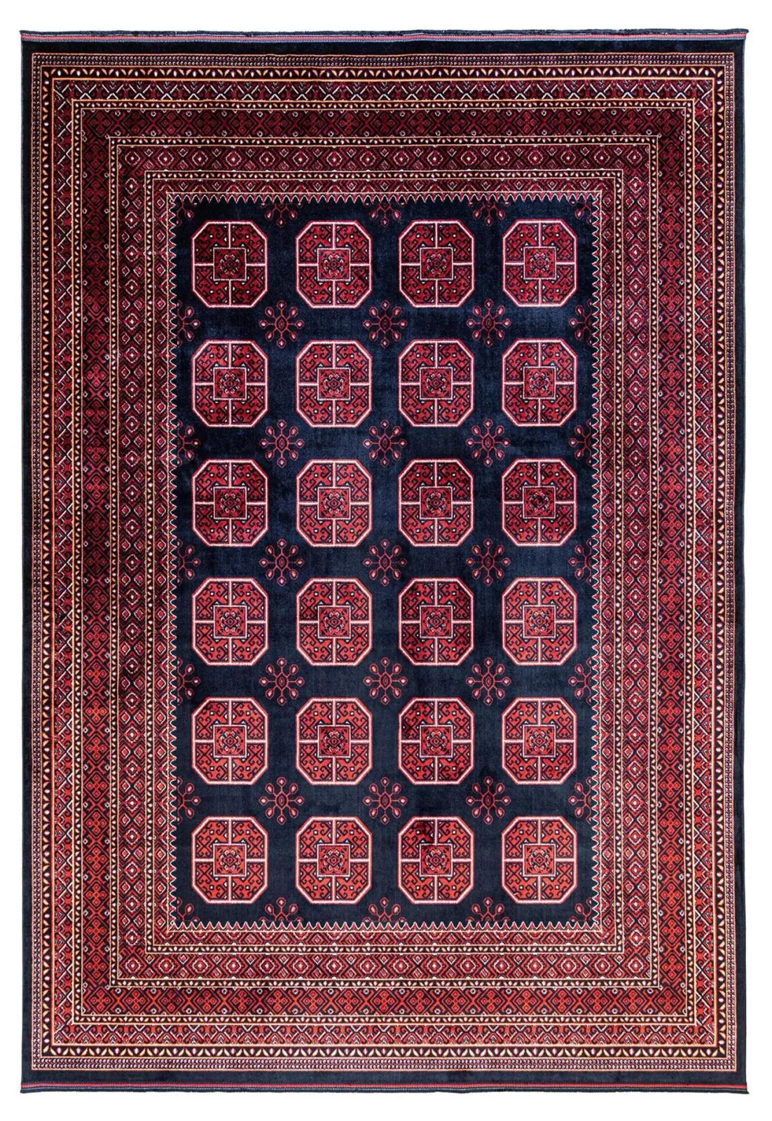 Quka Afgan 112 Lacivert Halı - görsel 2