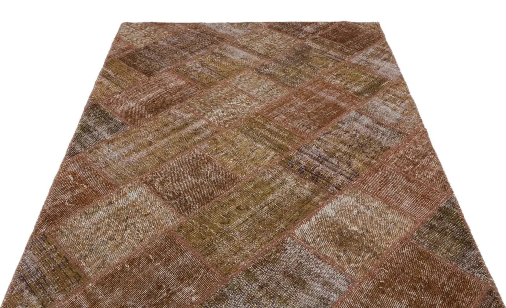 Apex Patchwork Halı Kahve 21006 - görsel 3