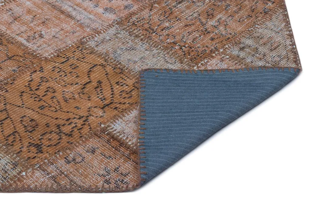 Apex Patchwork Halı Kahve 21332 - görsel 2