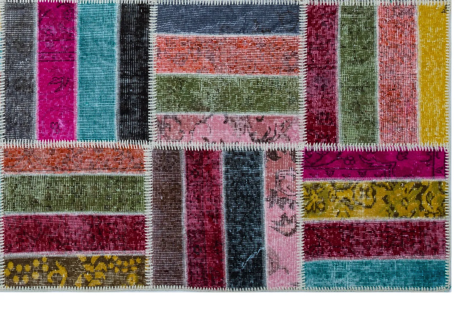 Apex Patchwork Unique Multi Naturel 26478 - görsel 4