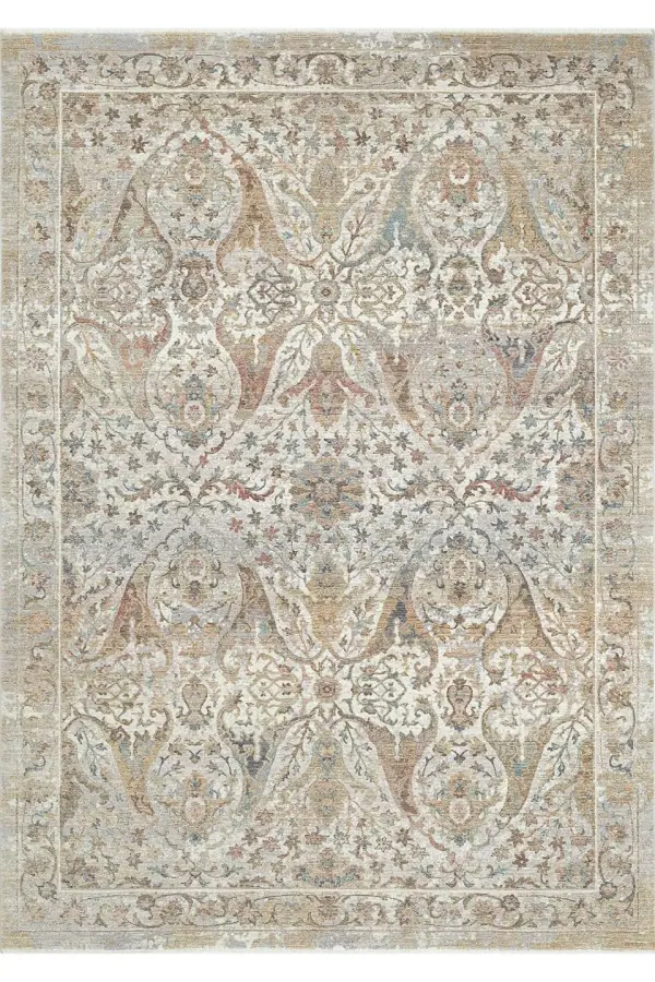 Moonveil Vintage Desenli Modern Klasik Salon Halısı