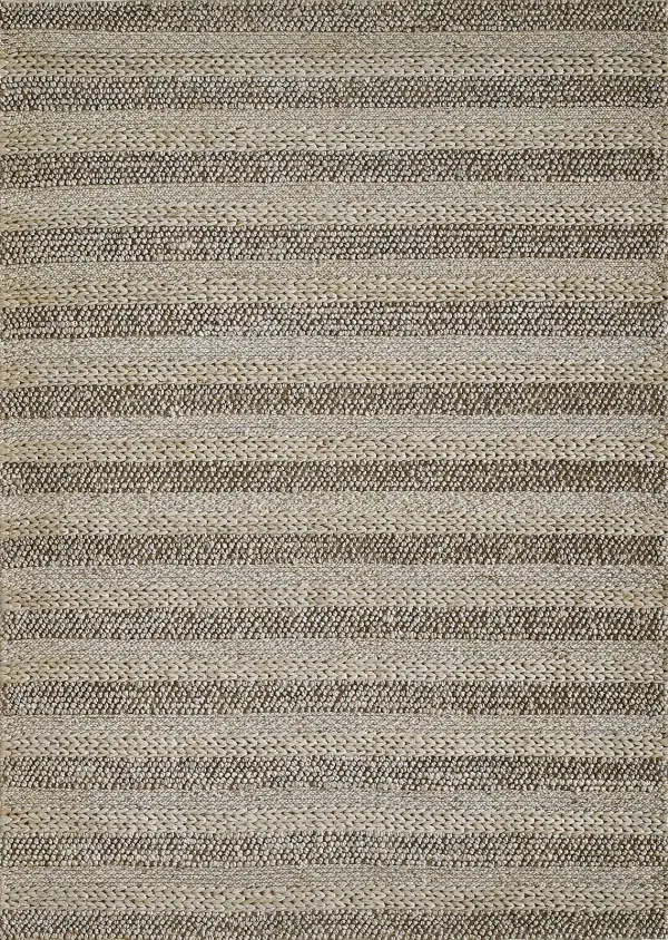 Pale Taupe Jüt Hasır Halı