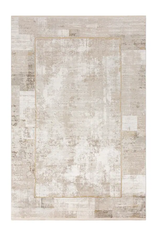 Craft Krem ve Gri Salon Halısı M426G