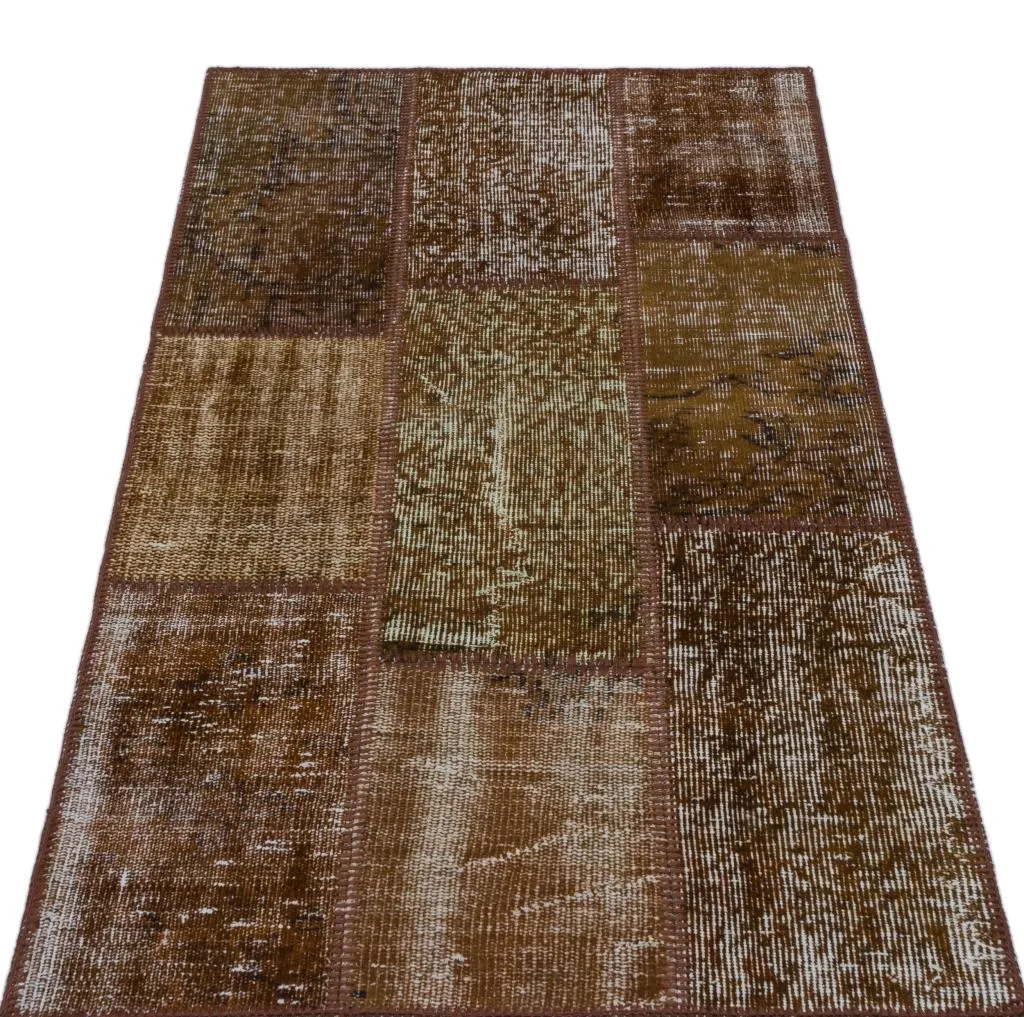 Apex Patchwork Halı Kahve 26223 - görsel 3