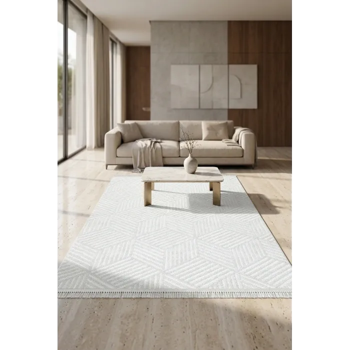 Woolen Doha E607 Krem - görsel 1