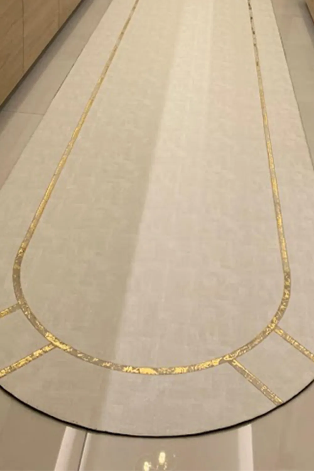 Rono Deri Oval Krem Gold - görsel 2