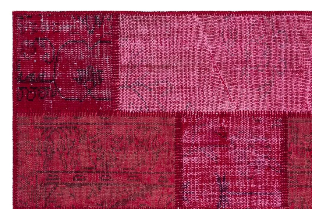 Apex Patchwork Halı Kırmızı 26633 - görsel 5