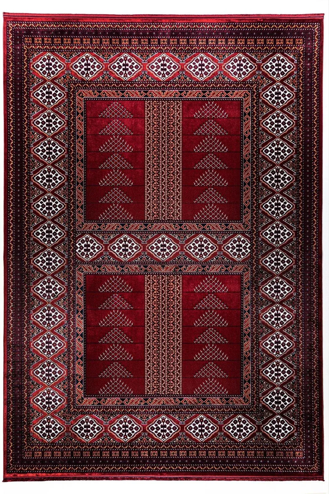 Quka Afgan 110 Bordo Halı - görsel 3