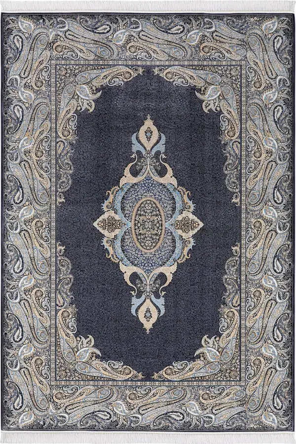 Moroccan Blue Modern Klasik Salon Halısı