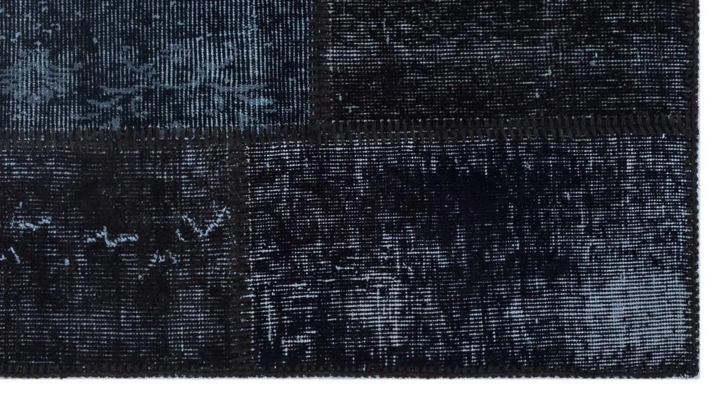 Apex Patchwork Halı Siyah 26141 - görsel 4