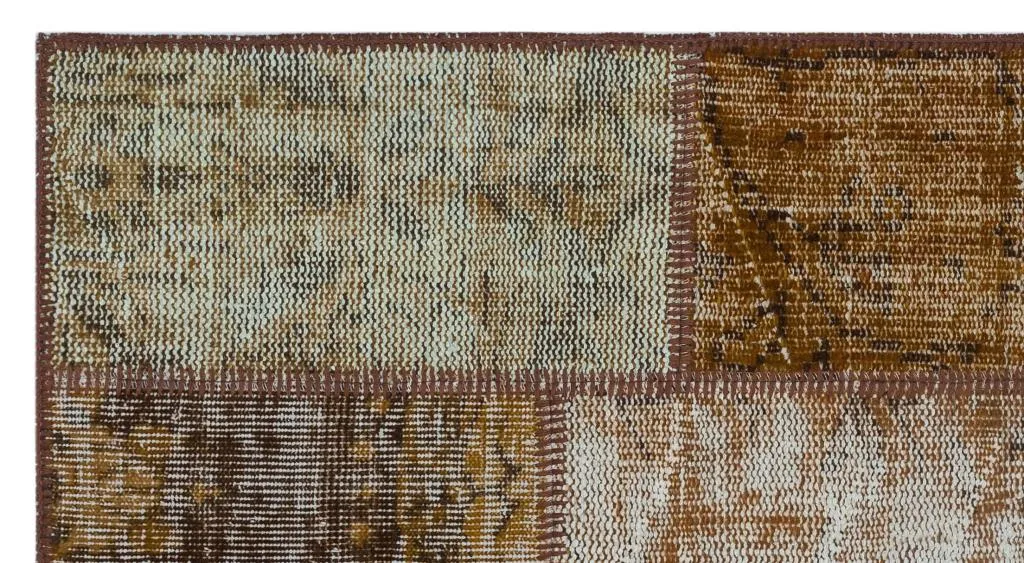 Apex Patchwork Halı Kahve 26137 - görsel 5