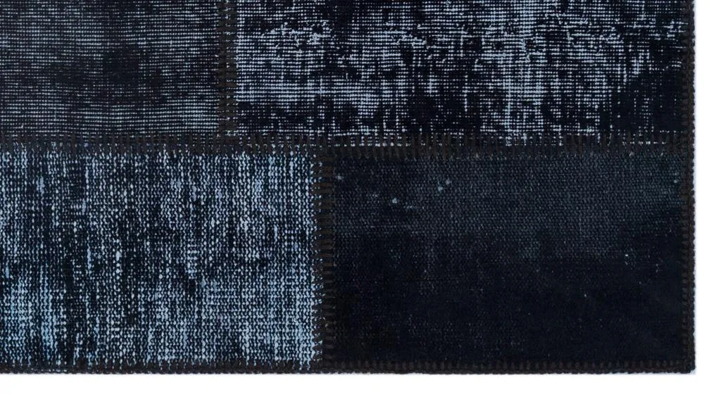 Apex Patchwork Halı Siyah 26131 - görsel 4