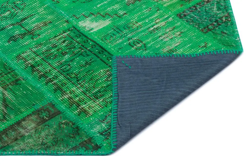 Apex Patchwork Halı Yeşil 24897 - görsel 2