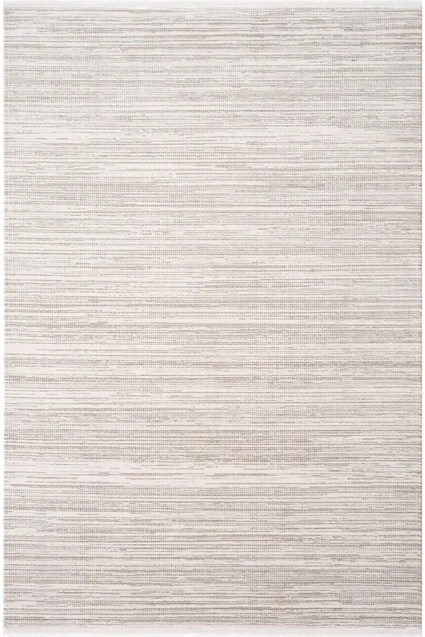 Koza Loren Krem Bej Uzun Havlı Salon Halısı A5401C