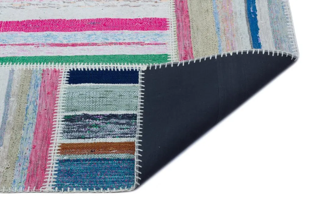 Apex Kilim Patchwork Unique Striped 25456 - görsel 2