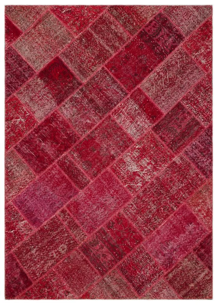 Apex Patchwork Halı Kırmızı 22073 - görsel 1