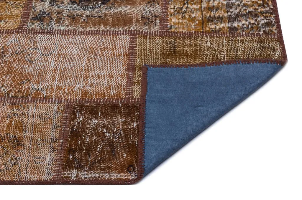 Apex Patchwork Halı Kahve 26149 - görsel 2