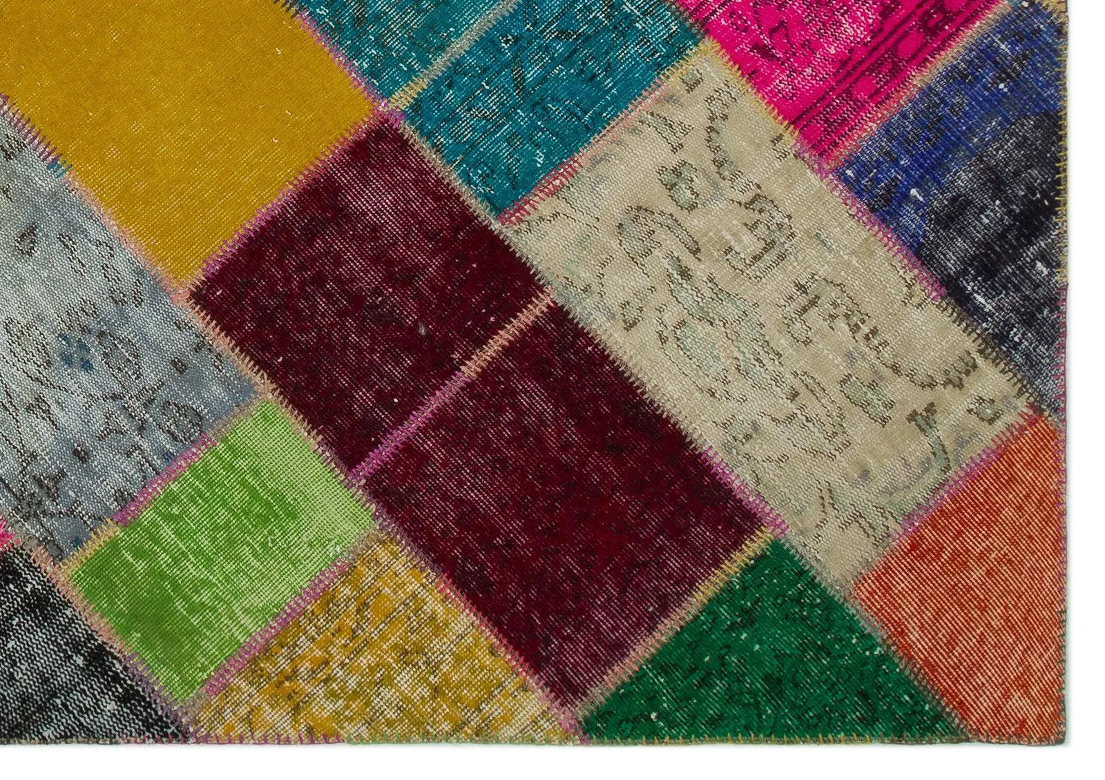 Apex Patchwork Unique Multi Naturel 21636 - görsel 5
